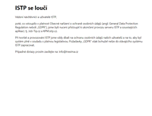 Tablet Screenshot of istp.cz